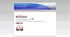 Desktop Screenshot of centroform.com