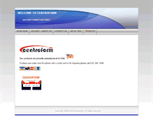Tablet Screenshot of centroform.com